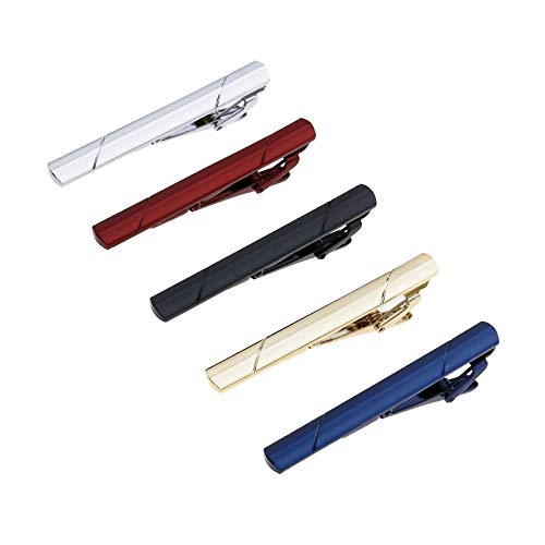5 Stücke Kupfer multi-color Krawattenklammern Kit Männer Krawattenklammer von OTOTEC