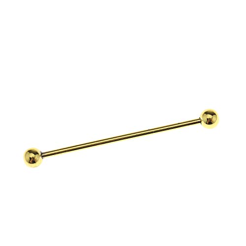 Kragenstange Stilvolle Männer Krawatte Hemd Pin Krawatte 5,5 cm Kragen Bar Clip Verschluss Gold Style I von OTOTEC