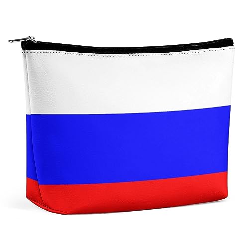 OTRAHCSD Kosmetiktasche, Russische Flagge, Make-up-Tasche, Reise-Kulturbeutel, Waschbeutel für Frauen, siehe abbildung, Einheitsgröße von OTRAHCSD