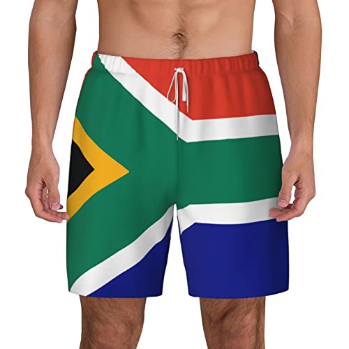 OTRAHCSD Shorts, Südafrika-Flagge, Badehose für Herren zum Schwimmen, Surfen und Strandaktivitäten, siehe abbildung, S 7-9 von OTRAHCSD