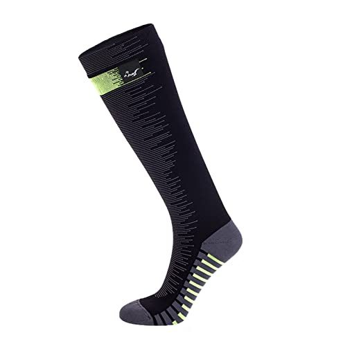 OTTERSHELL Wasserdichte Socken Winter -knee-high, für Outdoor-Aktivitäten, atmungsaktiv, Outdoor Aktivitaten wie Bergwandern Unisex. (DE/NL/SE/PL, Numerisch, 36, 38, Schwarz - Long) von OTTERSHELL