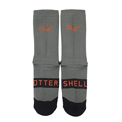 OTTERSHELL Unisex Wasserdichte kalte Wetter mittlere Länge Socken, Für Outdoor-Aktivitäten Golf Laufen Radfahren Wandern. (M Military Green - Middle) von OTTERSHELL