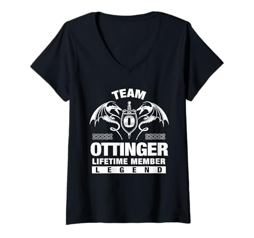 Damen Team OTTINGER - Lebenslange Mitgliedsgeschenke T-Shirt mit V-Ausschnitt Damen Team OTTINGER - Lebenslange Mitgliedsgeschenke T-Shirt mit V-Ausschnitt von OTTINGER FAMILY IDEA GIFTS