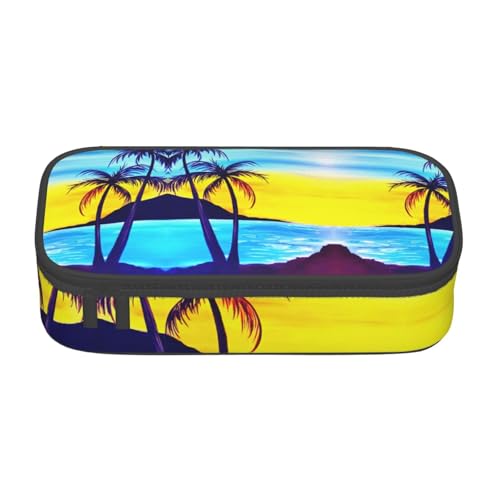 OTTKGGA Federmäppchen mit Reißverschluss, für Schule, Büro, Reisen, Schwarz , Einheitsgröße, Koffer von OTTKGGA