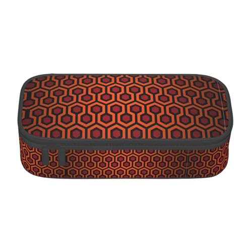 OTTKGGA Lingge Federmäppchen mit großem Fassungsvermögen, Reißverschluss, Schreibwaren-Organizer, Make-up-Tasche für Schule, Büro, Reisen, Schwarz , Einheitsgröße, Koffer von OTTKGGA