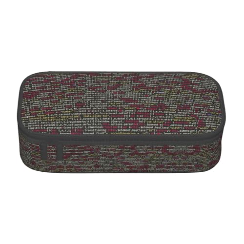 OTTKGGA Programmierer Programmiercode Große Kapazität Reißverschluss Federmäppchen Schreibwaren Organizer Make-up Tasche für Schule Büro Reisen, Schwarz , Einheitsgröße, Koffer OTTKGGA Programmierer Programmiercode Große Kapazität Reißverschluss Federmäppchen Schreibwaren Organizer Make-up Tasche für Schule Büro Reisen, Schwarz , Einheitsgröße, Koffer von OTTKGGA