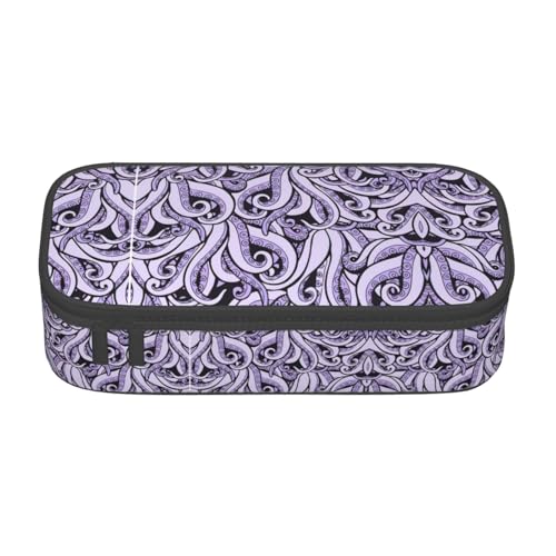 OTTKGGA The Sea Witch Inspired Big Capacity Zipper Pencil Case Stationery Organizer Makeup Bag for School Office Travel, Schwarz , Einheitsgröße, Koffer von OTTKGGA