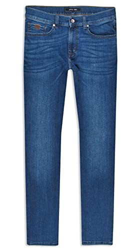 OTTO KERN Herren Jeans John aus Baumwoll-Stretch Qualität Mittelblau,W38L32 von Otto Kern