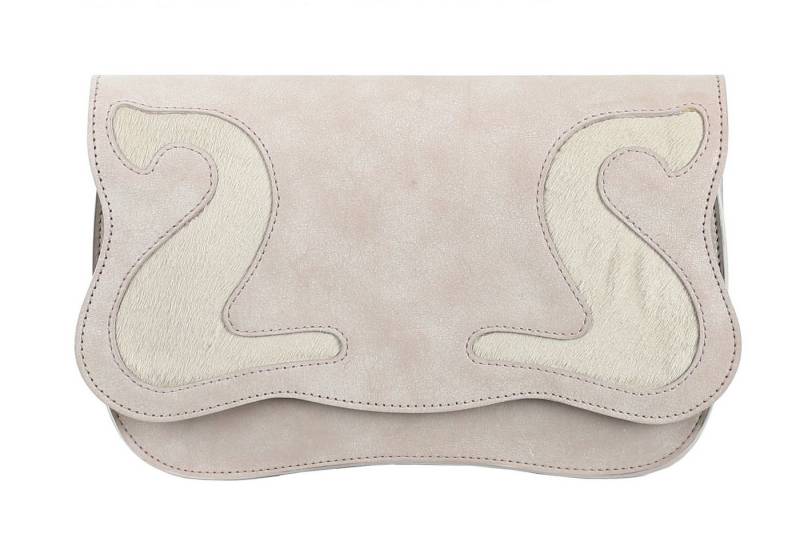 VOLKER LANG Abendtasche GABRIELLA, TW5 - Oberfläche: Wax - Farbe: burro-porridge von VOLKER LANG