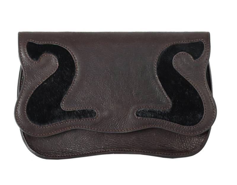 VOLKER LANG Abendtasche GABRIELLA, TW5 - Oberfläche: Wax - Farbe: wax-brown von VOLKER LANG