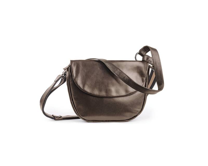 Abendtasche Lederhandtasche, dunkelbraun. von OTTO
