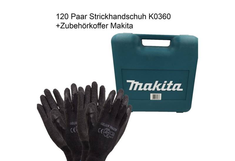 Arbeitshandschuhe 120 Paar Strick-Arbeitshandschuhe K036 Größe 10 plus Bio-C von OTTO