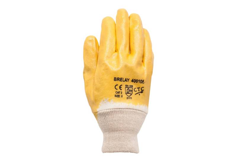 Arbeitshandschuhe Arbeitshandschuhe - K020 Größe M Nitril gelb - Schnittschutzhandschu von OTTO