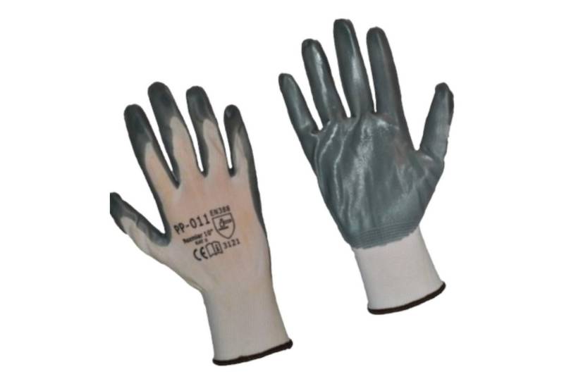 Arbeitshandschuhe Arbeitshandschuhe - Schutzhandschuhe Nylon K028 Grau Größe 11 von OTTO