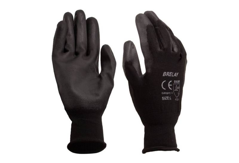 Arbeitshandschuhe Arbeitshandschuhe - Schutzhandschuhe Nylon K029 schwarz Größe 9 von OTTO