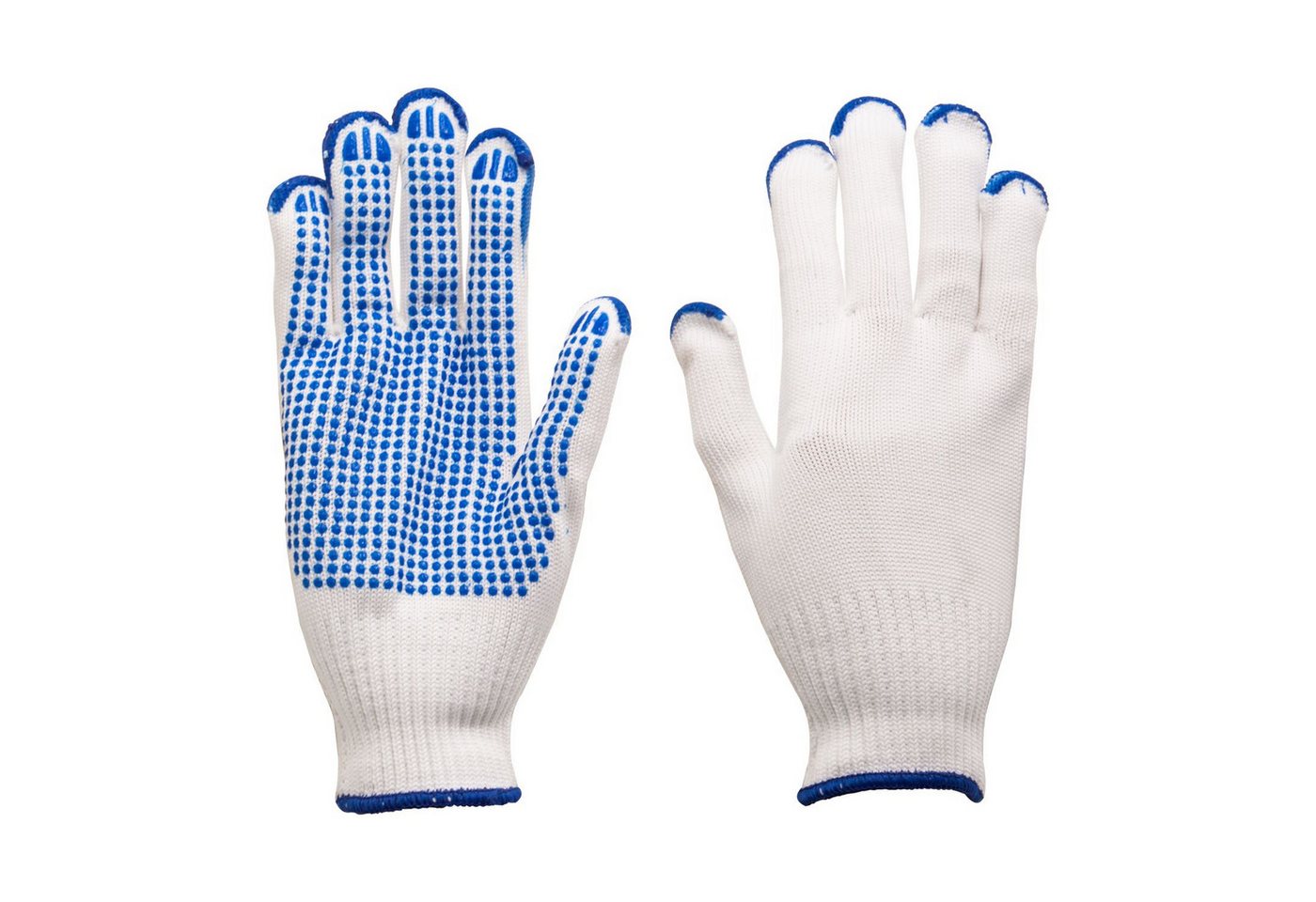 Arbeitshandschuhe Arbeitshandschuhe - Strickhandschuhe mit blauen PVC-Noppen K1300 Gr&ou von OTTO