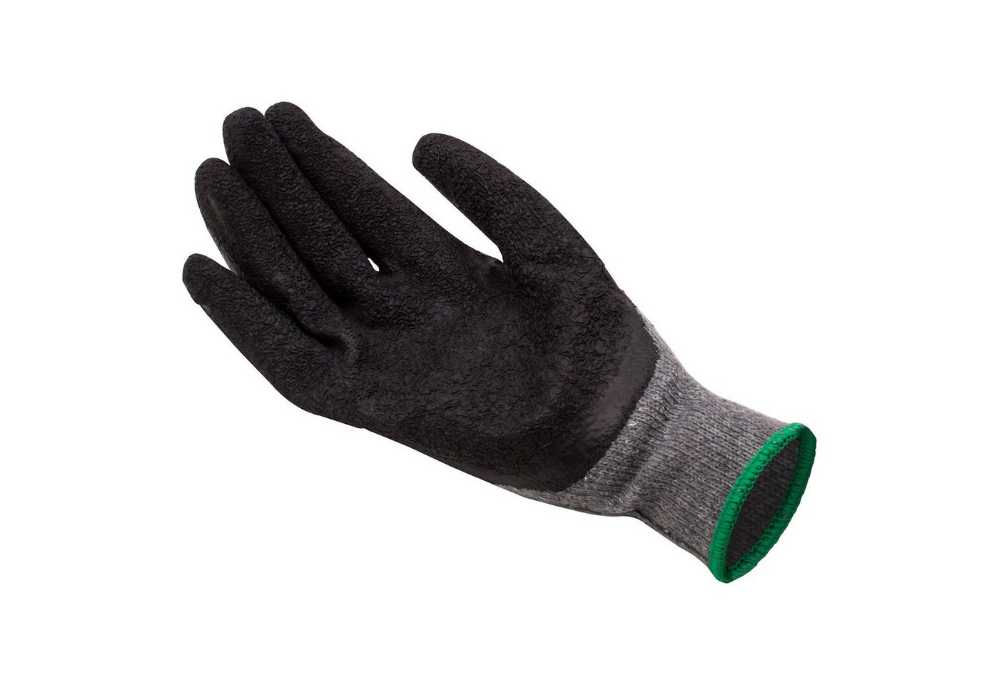 Arbeitshandschuhe Strickhandschuh,Latex schwarz K036 Eco Größe 10 von OTTO