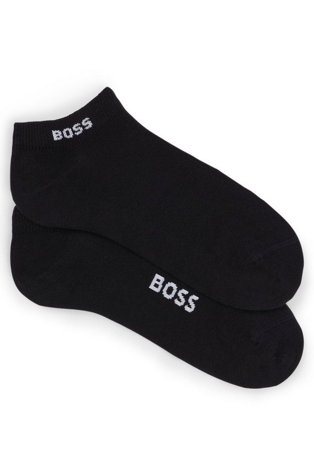 BOSS Sneakersocken 2P AS Logo CC W (Packung, 2-Paar, 2er Pack) mit Logoschriftzug von BOSS