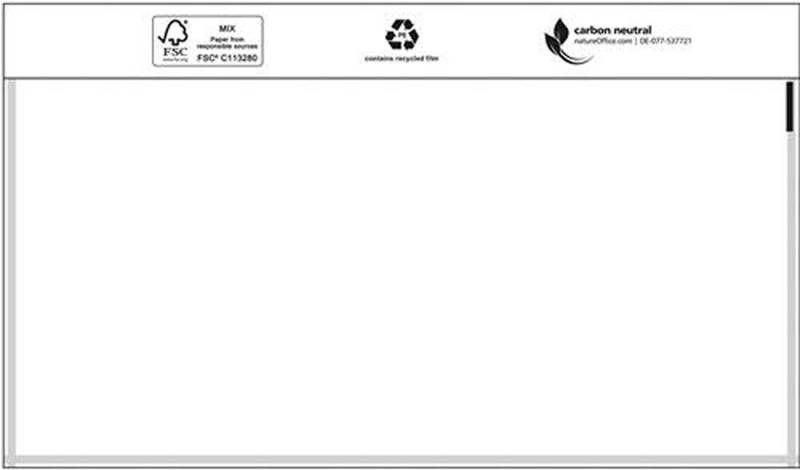 Dokumententasche 1000er Pack TRANSPAK 6430156 Dokumententaschen Standard Maße 240x110m von OTTO