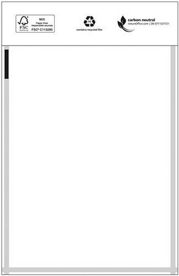 Dokumententasche 2000er Pack TRANSPAK 6430150 Dokumententaschen Standard Maße 90x118mm von OTTO