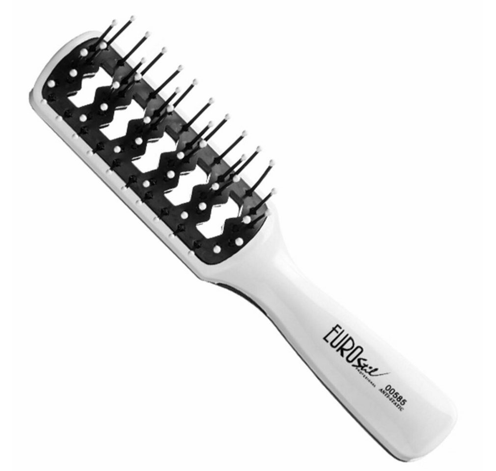 EUROSTIL Haarbürste Esqueleto Bicolor Cepillo Anti-Estatico Pequeño 1un von EUROSTIL