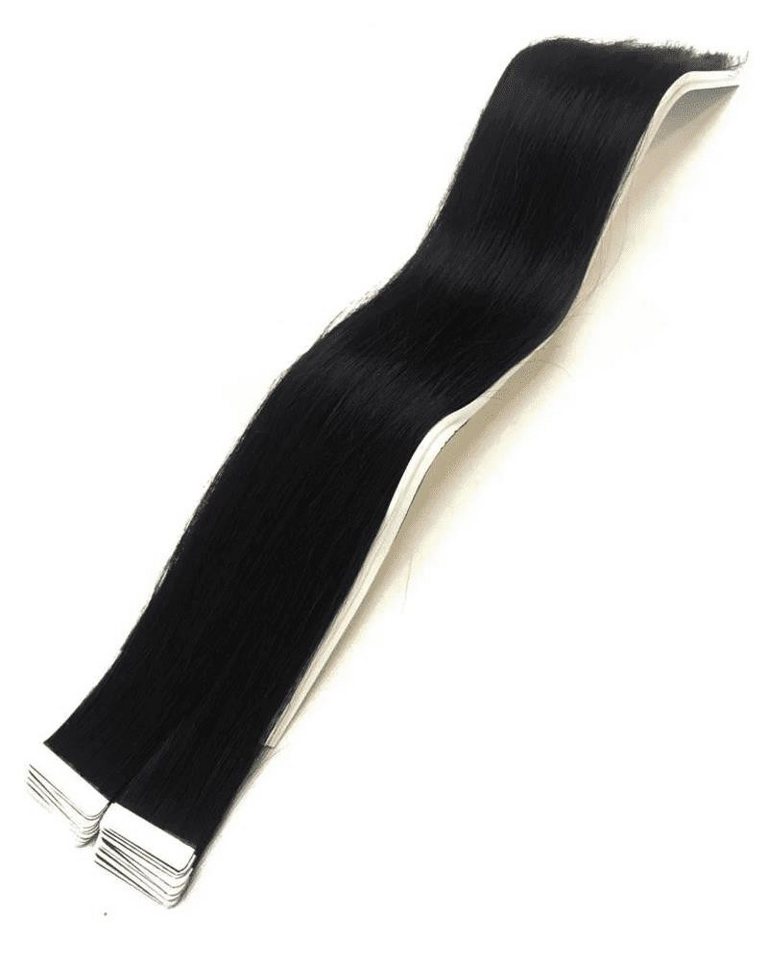 Haarwelten Deluxe Hair Extensions Echthaar-Extension Tape in Hair Echthaartapes, schwarz, Remy Haar für Haarextensions, 100% Echthaartresse Haarwelten Deluxe Hair Extensions Echthaar-Extension Tape in Hair Echthaartapes, schwarz, Remy Haar für Haarextensions, 100% Echthaartresse von Haarwelten Deluxe Hair Extensions
