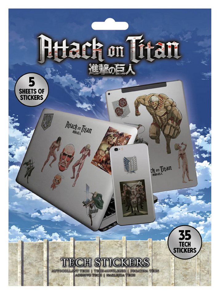 Einkaufsbeutel Attack on Titan - Sticker-Sets - Staffel 3 - Technik Sticker Einkaufsbeutel Attack on Titan - Sticker-Sets - Staffel 3 - Technik Sticker von OTTO