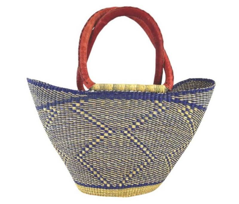 Einkaufskorb Bolga Bag - Konongo - U-Form, Kunstvoll geflochtene Bolga Körbe – Charakterstücke voller Tradition von OTTO