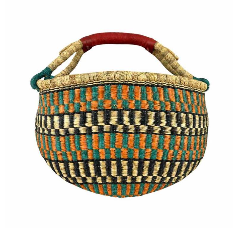 Einkaufskorb Bolga Korb - Takoradi - Rund, Kunstvoll geflochtene Bolga Körbe – Charakterstücke voller Tradition von OTTO