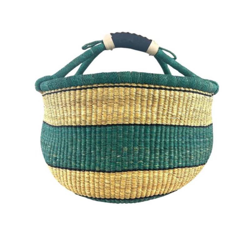 Einkaufskorb Bolga Korb - Tamale - Rund, Kunstvoll geflochtene Bolga Körbe – Charakterstücke voller Tradition von OTTO