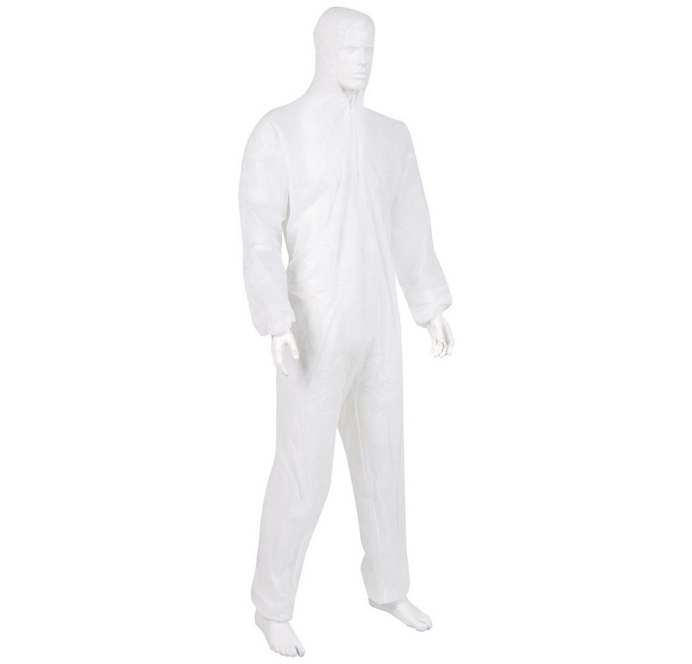 Einweghandschuhe 1005176 Einmal-Schutzoverall EXTRAGROß XXL Kleider-Größe: XXL Wei von OTTO