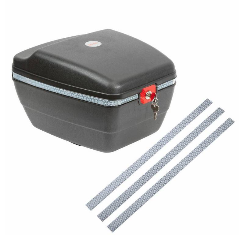 WESTMARK Fahrradkoffer für alle Gepäckträger, inkl. Befestigungsmaterialien, Touring-Tresor, Inkl. 3 Reflektorbänder von WESTMARK