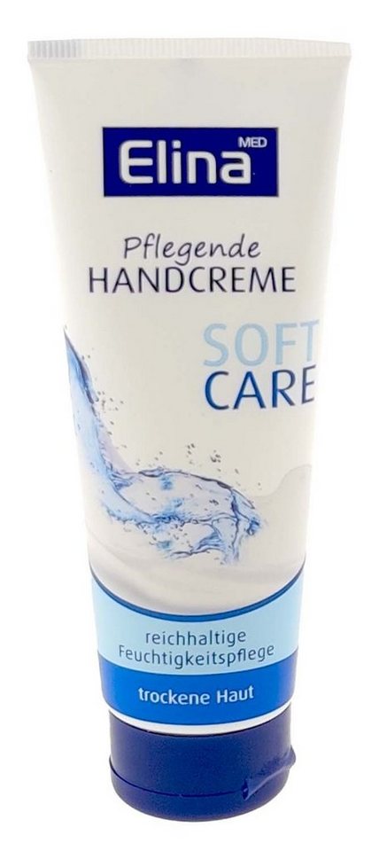 Elina Med Handcreme Creme Elina 75ml Handcreme Soft in Tube Tube, 1-tlg., Pflegecreme Handcreme Soft Creme feuchtigkeitspflegend Elina Med Handcreme Creme Elina 75ml Handcreme Soft in Tube Tube, 1-tlg., Pflegecreme Handcreme Soft Creme feuchtigkeitspflegend von Elina Med