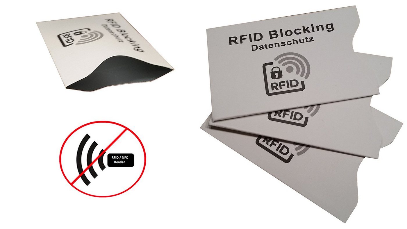 Fixierpflaster 3 Stück RFID Schutzhülle NFC EC Kreditkarte Datenschutz Blocker Schütz von OTTO