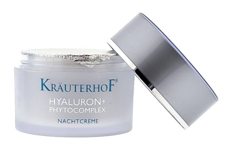 Kräuterhof Nachtcreme Kräuterhof Hyaluron Phytokomplex Nachtcreme 50ml Packung, 1-tlg., Feuchtigketspflege Hautpflege Feuchtigkeitscreme von Kräuterhof