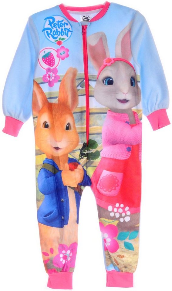 Fleeceoverall Schlafanzug Overall Einteiler Kinder Pyjama 74 80 86 92 98 104 110 von OTTO