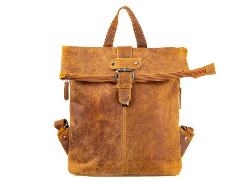 Freizeitrucksack Natural Fashion Kurier-Rucksack L Daypack (1-tlg), echt Leder von OTTO