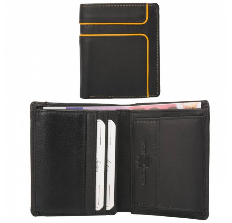 Geldbörse Color Exclusive Kleine Rindleder Geldbörse mit großem Kleingeldfach (1-tlg) von OTTO