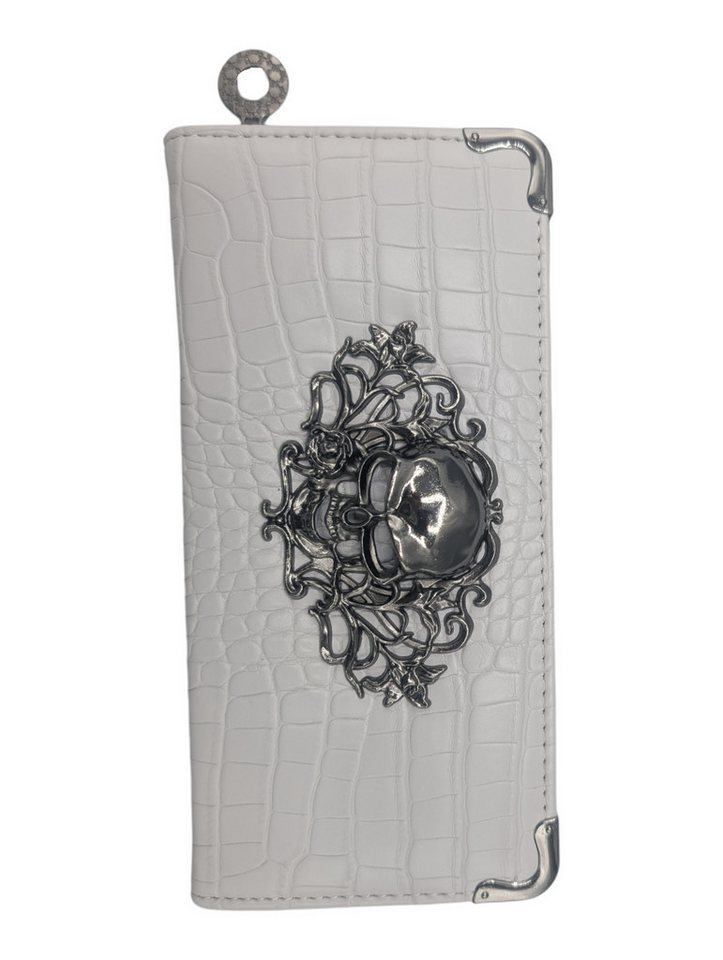 Geldbörse Edler Damen-Geldbeutel mit Totenkopf-Emblem – Luxus trifft auf Rock-Ch von OTTO