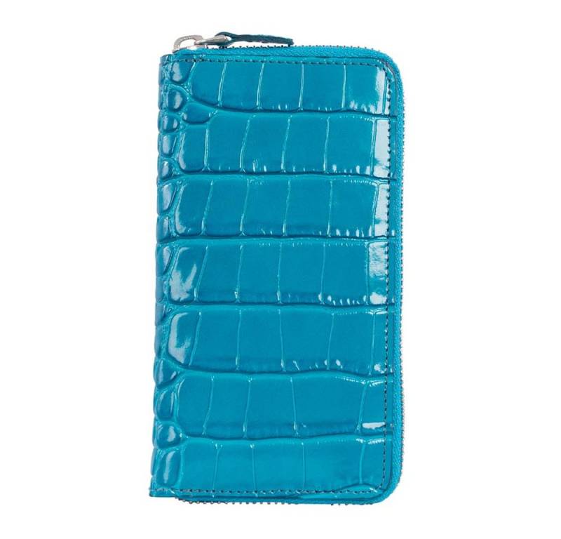 VOLKER LANG Geldbörse KINA - Schlankes und zierliches Portemonnaie mit Reißverschluss und von VOLKER LANG