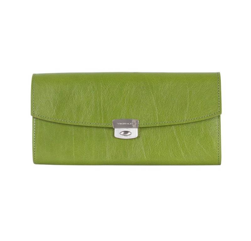 VOLKER LANG Kellnerbörse LIRA - Luxuriöses und geräumiges Damen Portemonnaie mit Schloss aus von VOLKER LANG