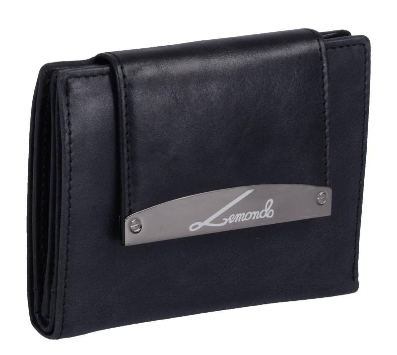 GlücksNugget Geldbörse Leder Damenbörse LEMONDO, schwarz von Glücksnugget
