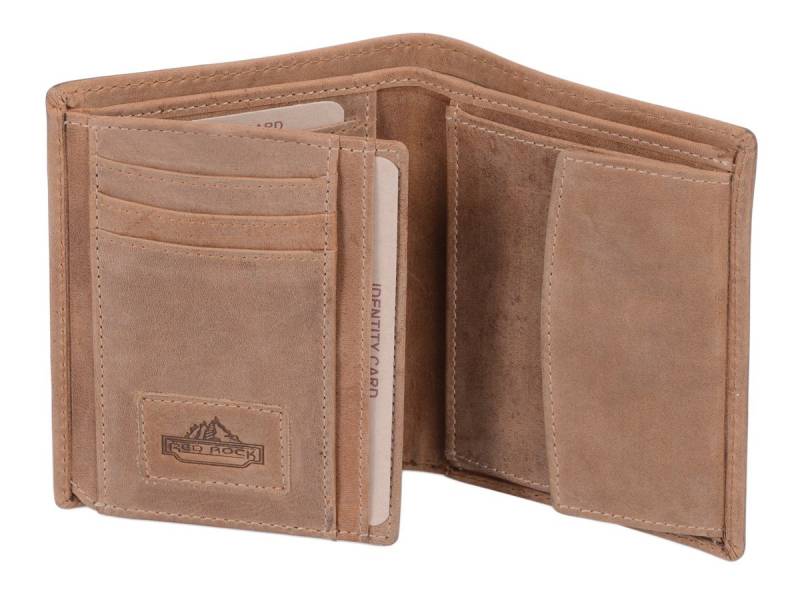 GlücksNugget Geldbörse SN Kombibörse HUNTER, hellbraun von GlücksNugget