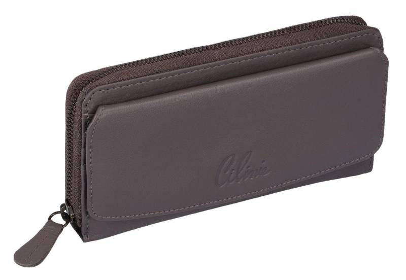 GlücksNugget Geldbörse Wortmann' Da-RV-Börse, viele Kartenfächer, Leder, blau-grau von GlücksNugget