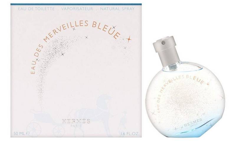 HERMÈS Eau de Toilette Eau des Merveilles Bleue Damen EDT Spray, HERMES, Damenparfüm, Glasflakon, Parfüm, Damenduft von HERMÈS