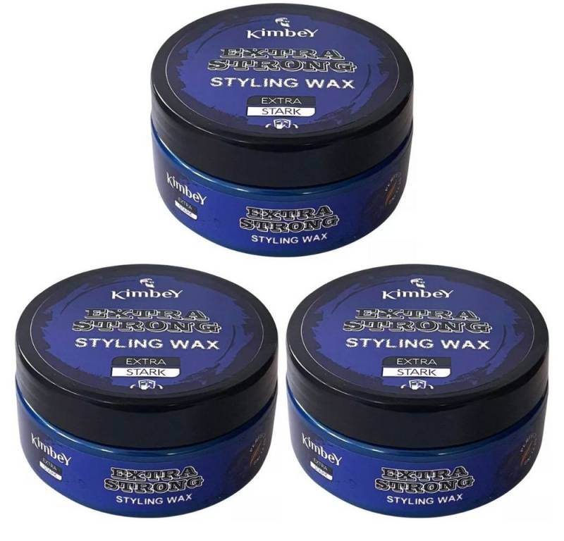 Haargel 3 x Kimbey Styling Wax Extra Strong 150 ml von OTTO