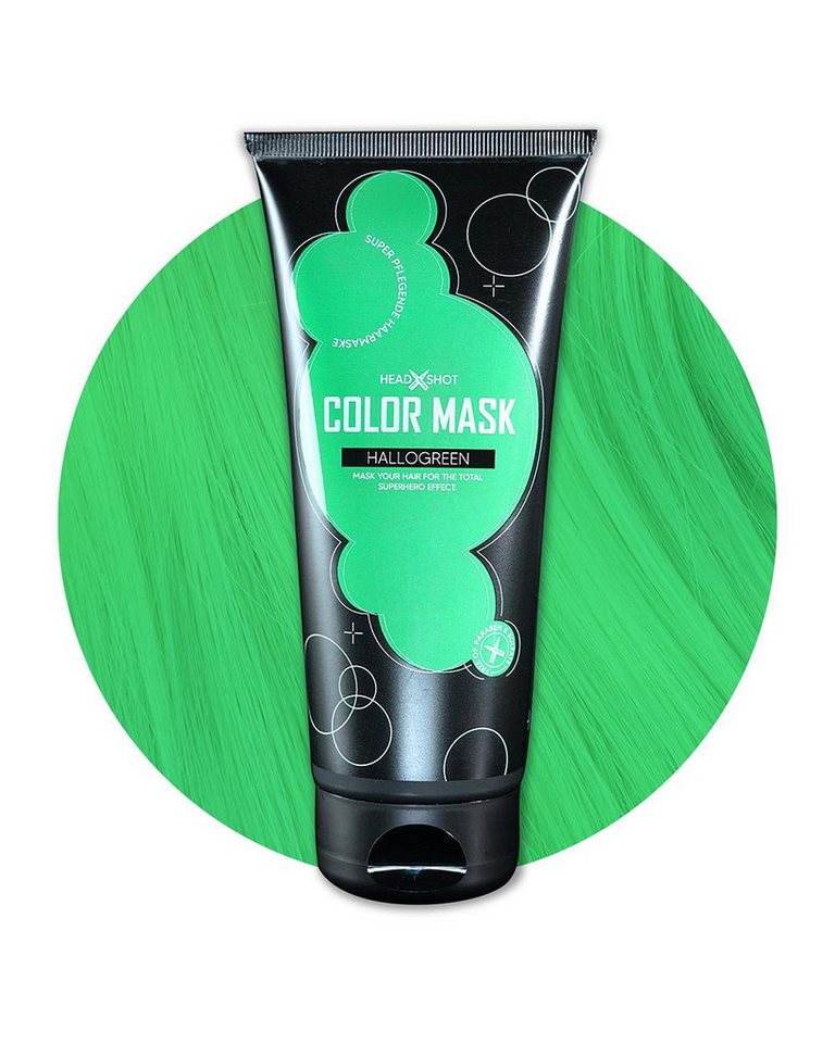 Haarmaske Headshot Color Mask Haarmaske Hallogreen (200 ml), Packung, mischbar, ammoniakfrei & frei von schädlichen Stoffen von OTTO