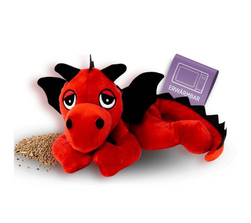 Habibi Plush Wärmekissen Habibi Plush Wärmekissen Glücksdrache rot von Habibi Plush