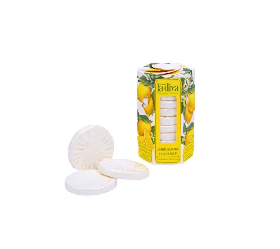 Handseife Hotelseife rund einzeln verpackt 10x15 g Zitrone, 10-tlg., handlich & duftend, einzeln verpackt Handseife Hotelseife rund einzeln verpackt 10x15 g Zitrone, 10-tlg., handlich & duftend, einzeln verpackt von OTTO