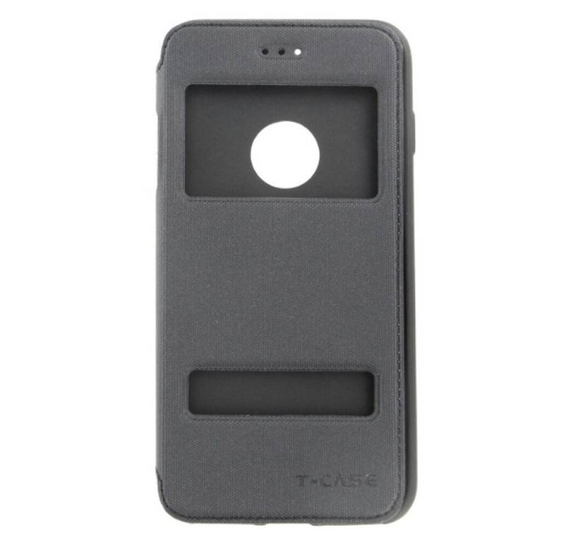 Handytasche Original Magnet Flip Handyhülle für iPhone 7/8 Plus Schwarz Schutz Tas (Flip Cover) von OTTO